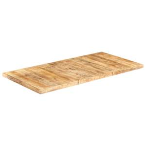 vidaXL Tafelblad 16 mm 160x80 cm massief mangohout