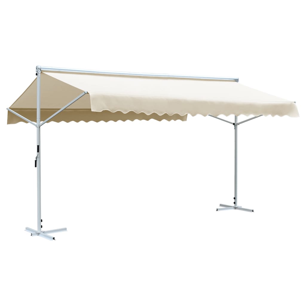 

vidaXL Free Standing Awning 236.2"x118.1" Cream