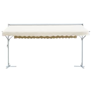 vidaXL 自立型オーニング 600×300cm クリーム