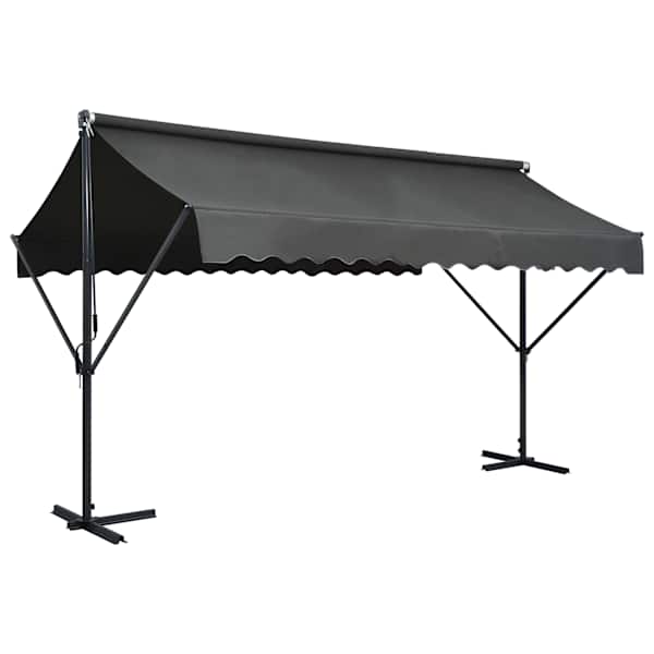 vidaXL iseseisev varikatus 400 x 300 cm, antratsiithall