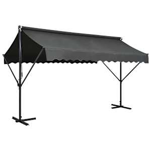 Prostostoječa tenda 400x300 cm antracitna