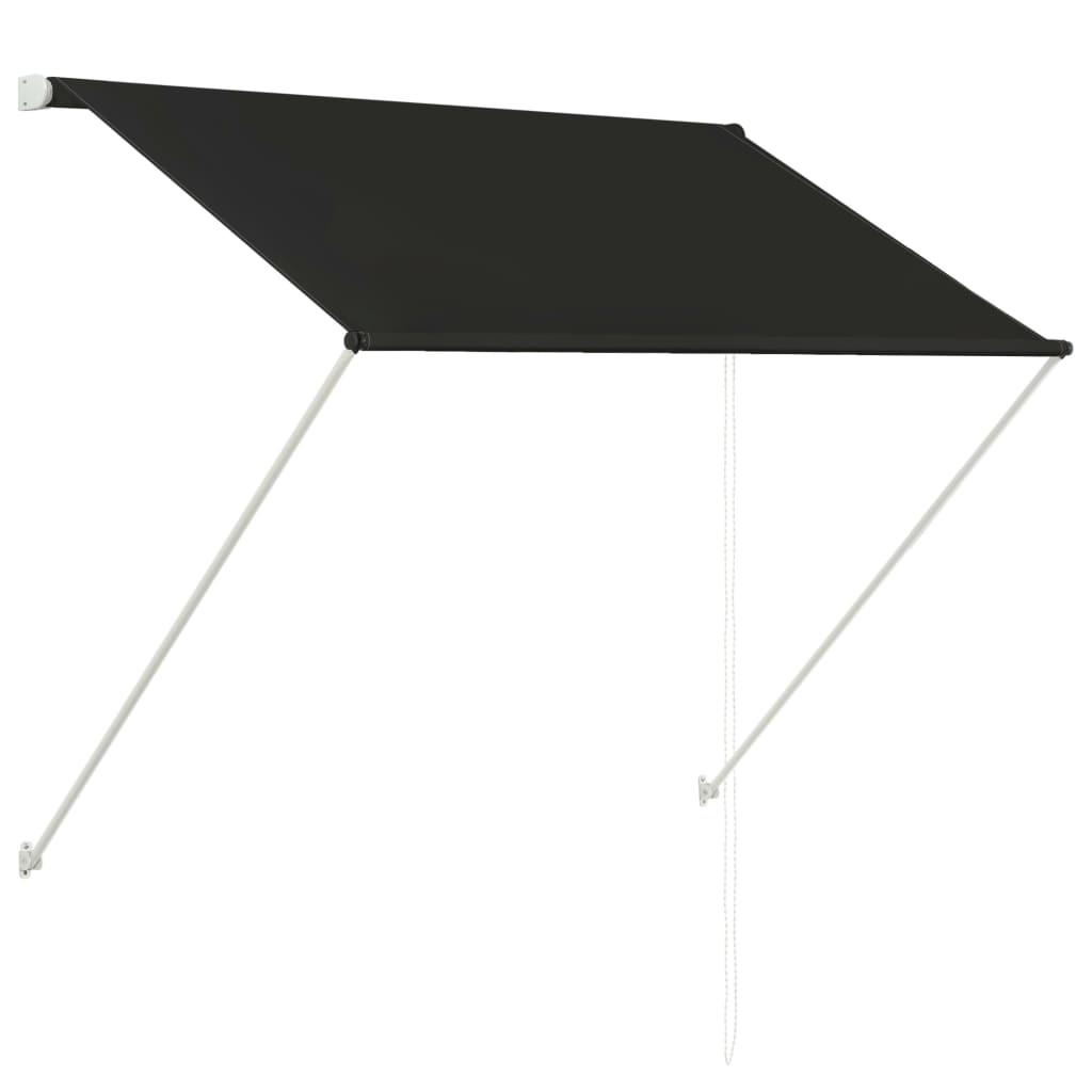 vidaXL Zatahovací markýza 100 x 150 cm antracitová