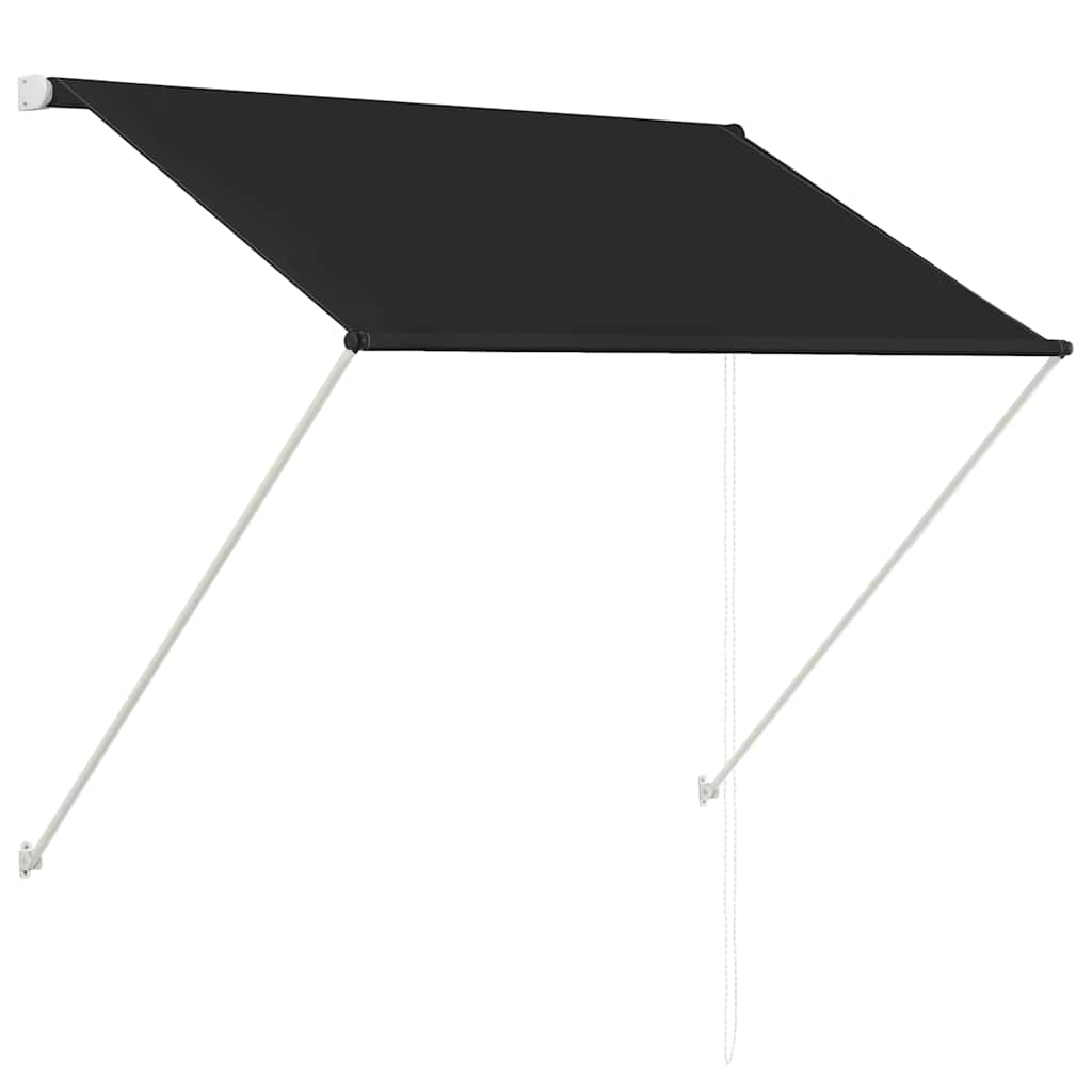 vidaXL Zatahovací markýza 100 x 150 cm antracitová
