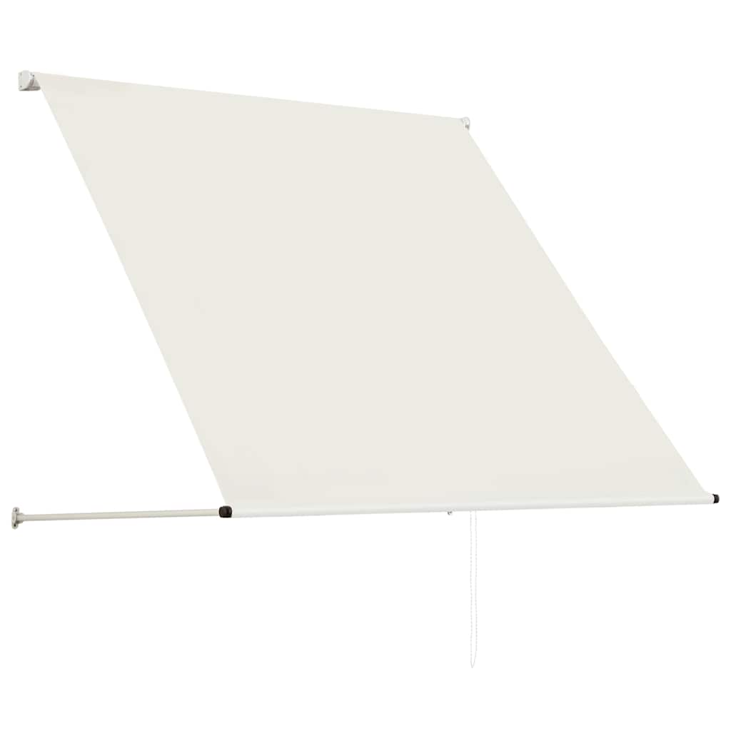 vidaXL feltekerhető krémszínű napellenző 100 x 150 cm