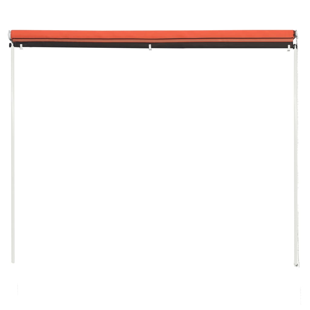 

vidaXL Luifel uittrekbaar 200x150 cm oranje en bruin