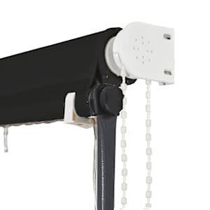 Zatahovací markýza s LED světlem 150 x 150 cm antracitová - obrázek 7