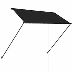 Zatahovací markýza s LED 250 x 150 cm antracitová - obrázek 4