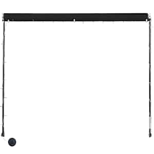 Zatahovací markýza s LED 250 x 150 cm antracitová - obrázek 5