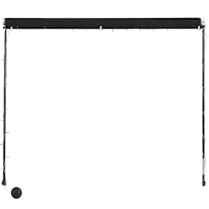 Zatahovací markýza s LED světlem 300 x 150 cm antracitová - obrázek 5