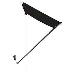 Zatahovací markýza s LED světlem 300 x 150 cm antracitová - obrázek 6