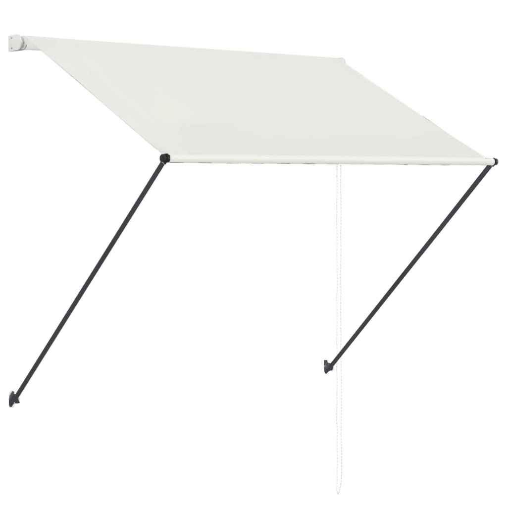 Tenda Da Sole Retrattile Con LED 100x150 Cm Crema VidaXL 13 width=274