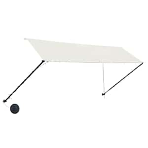 Zatahovací markýza s LED světlem 350 x 150 cm krémová - obrázek 3
