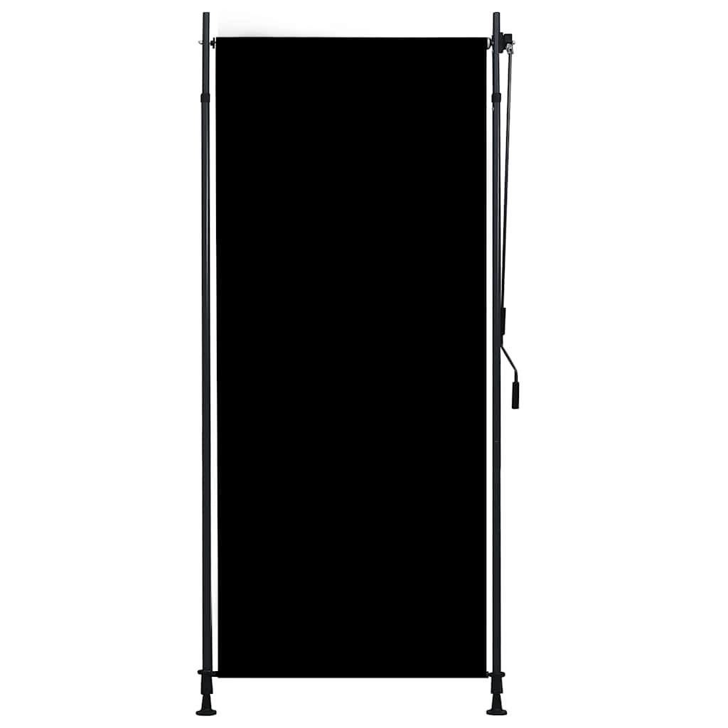 vidaXL Rolgordijn voor buiten 100x270 cm antraciet afbeelding