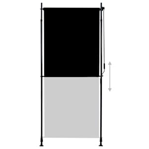 Venkovní roleta 100 x 270 cm antracitová - obrázek 3