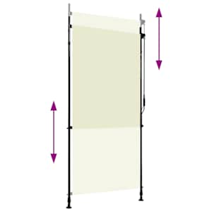 Venkovní roleta 100 x 270 cm krémová - obrázek 3