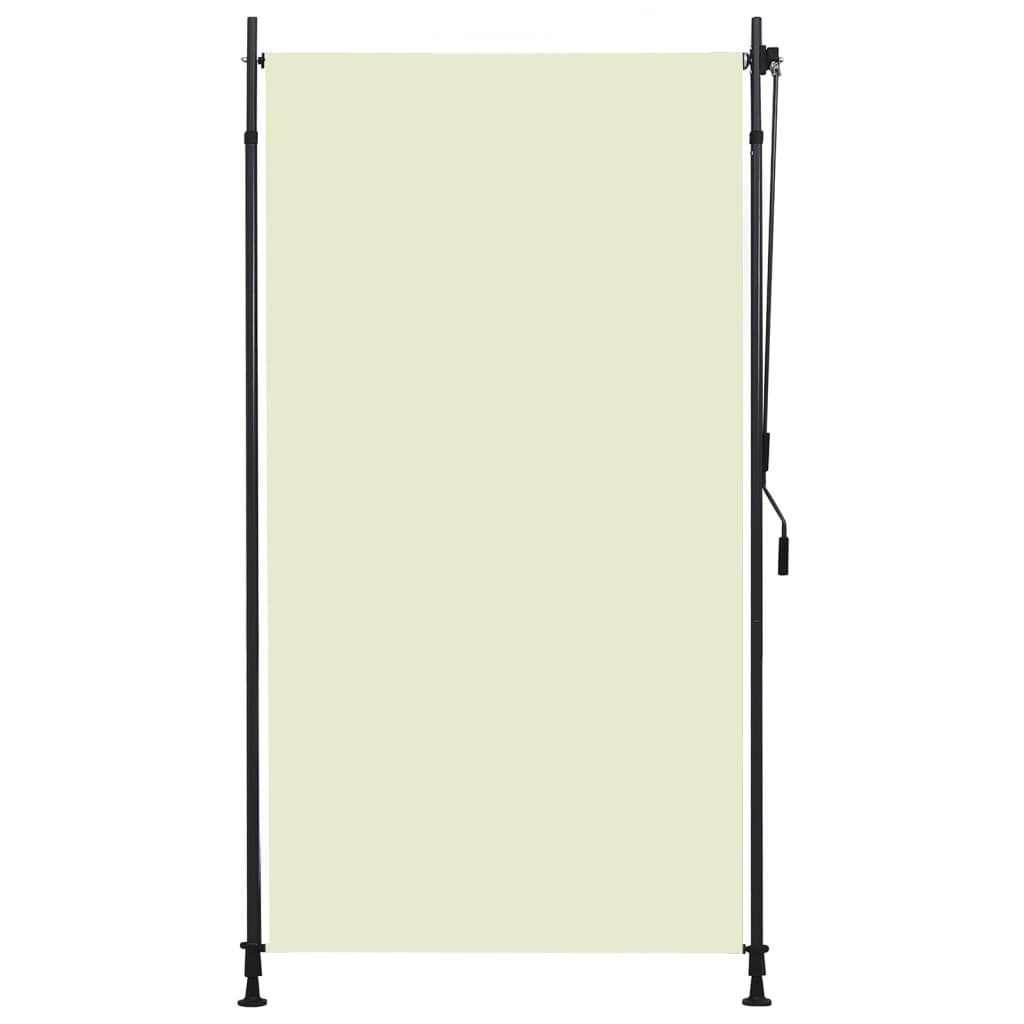 vidaXL Rolgordijn voor buiten 120x270 cm crème