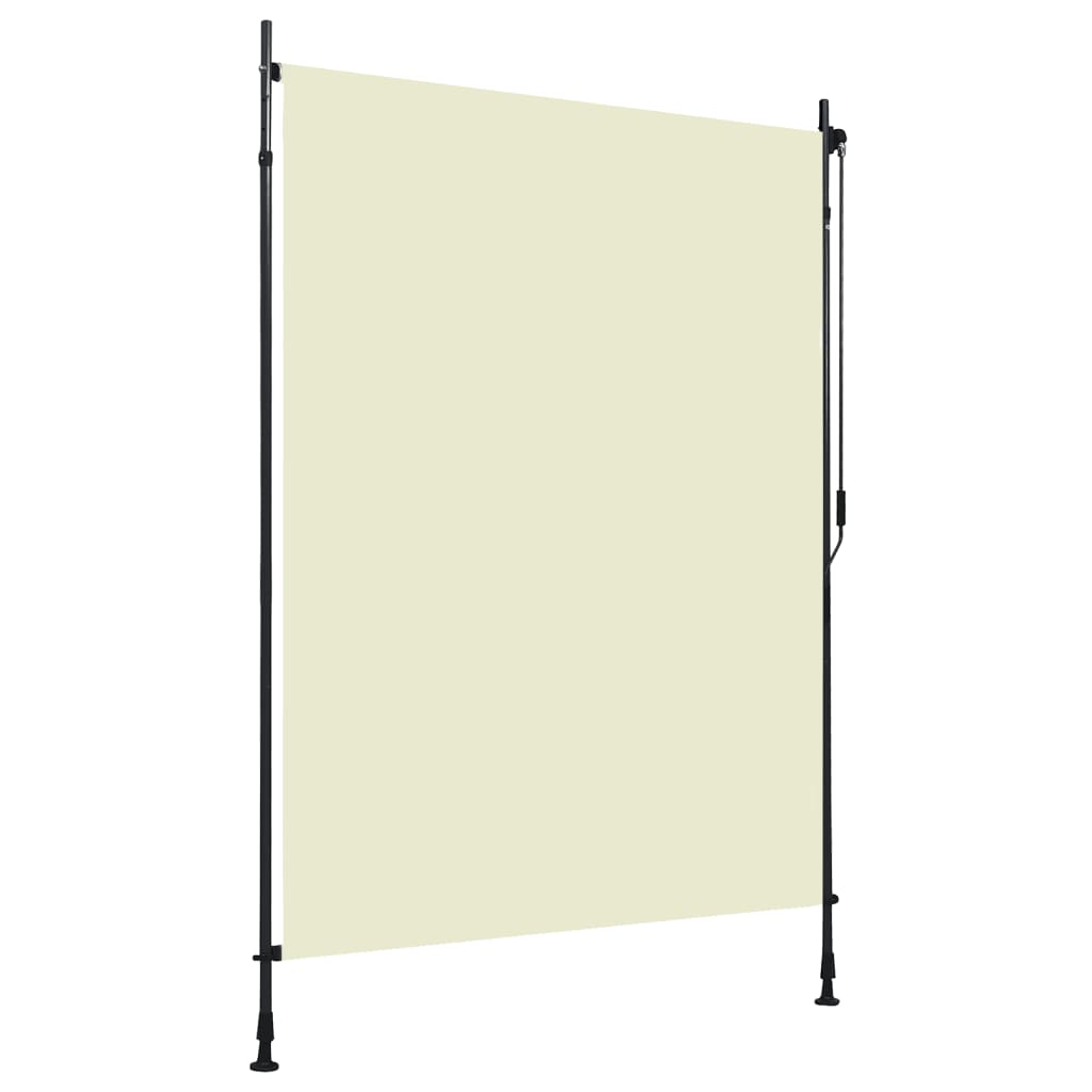 vidaXL Jaluzea tip rulou de exterior, crem, 150 x 270 cm