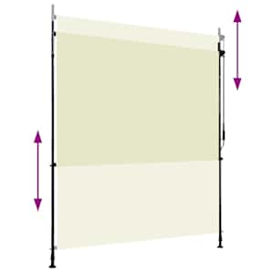Venkovní roleta 200 x 270 cm krémová - obrázek 3