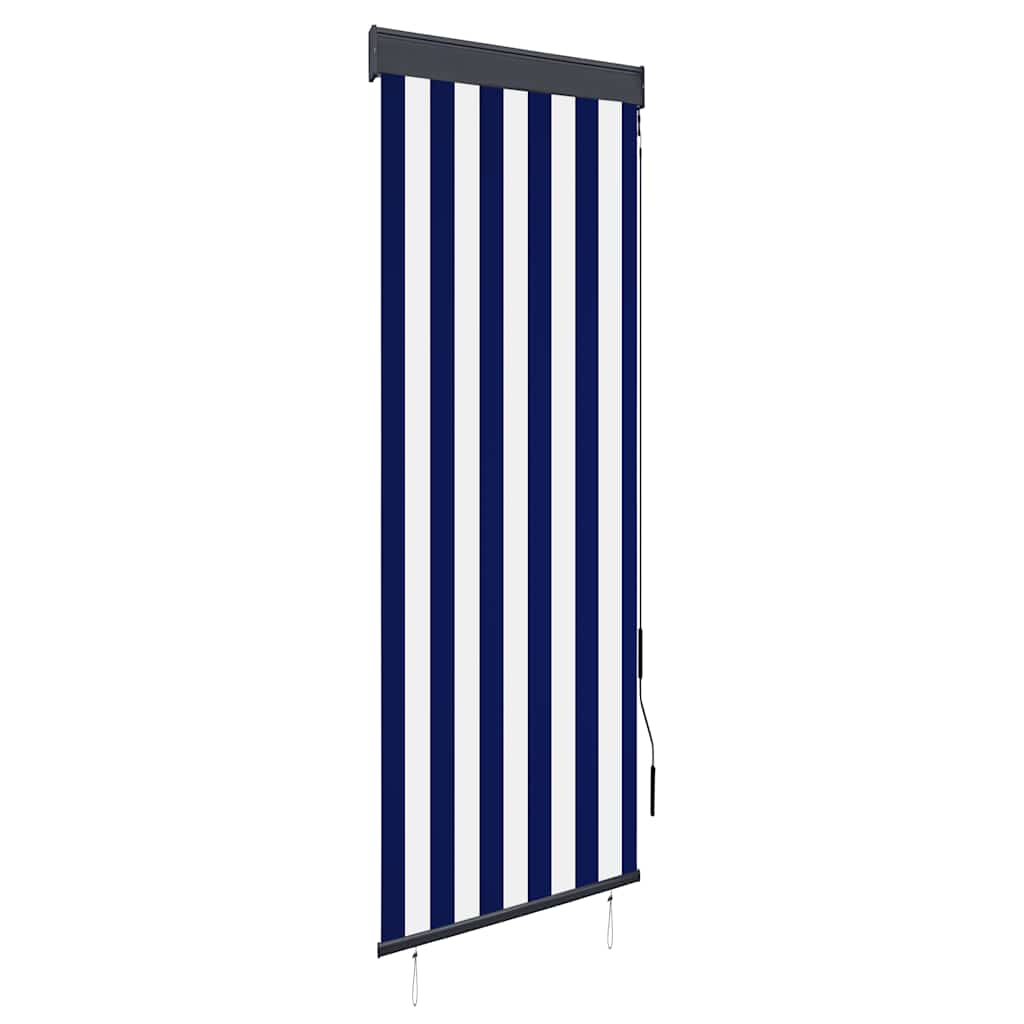 vidaXL Venkovní roleta 60 x 250 cm modrobílá