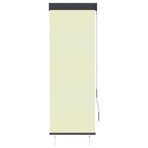 vidaXL Външна ролетна щора, 60x250 см, кремава