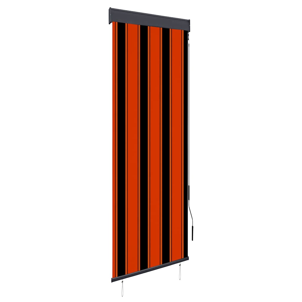 vidaXL Venkovní roleta 60 x 250 cm oranžovo-hnědá
