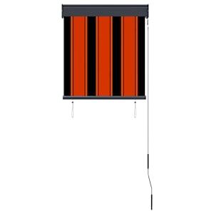 Venkovní roleta 60 x 250 cm oranžovo-hnědá - obrázek 4