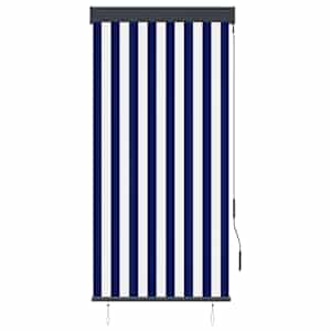 Venkovní roleta 80 x 250 cm modrobílá - obrázek 2
