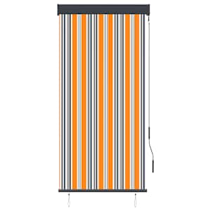 Venkovní roleta 80 x 250 cm žlutomodrá - obrázek 2