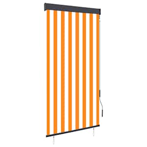 vidaXL v&auml;liruloo 80 x 250 cm, valge ja oranž