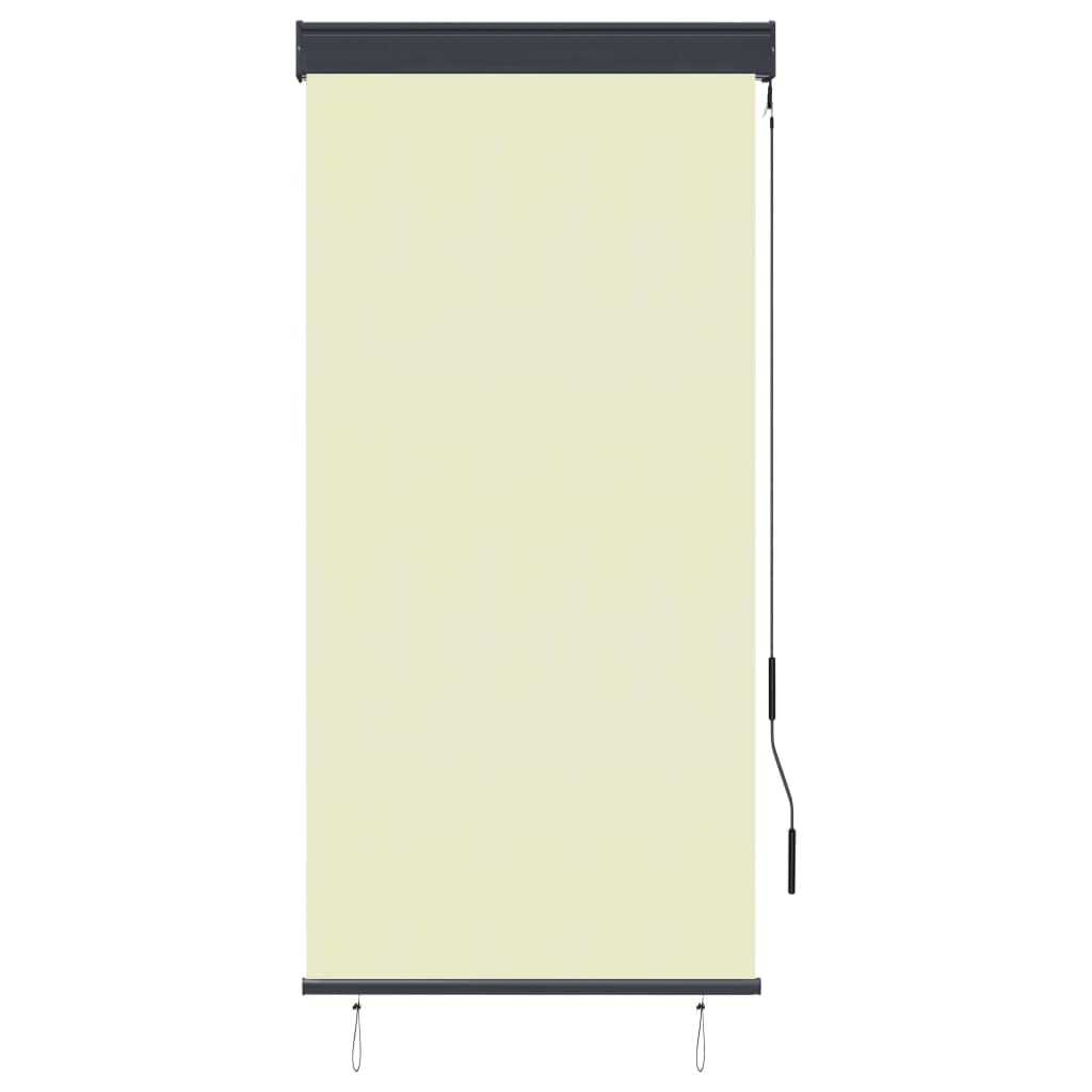 

vidaXL Rolgordijn voor buiten 80x250 cm crème