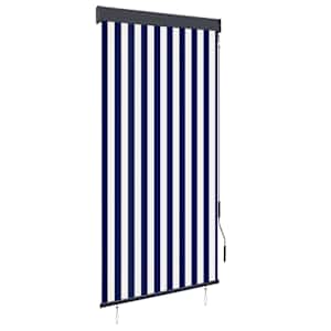 Venkovní roleta 100 x 250 cm modrobílá - obrázek 1