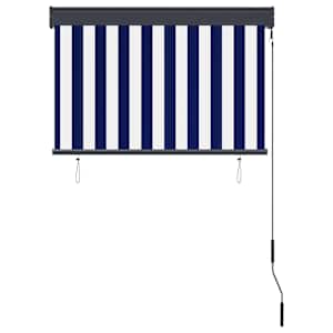 Venkovní roleta 100 x 250 cm modrobílá - obrázek 4
