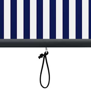 Venkovní roleta 100 x 250 cm modrobílá - obrázek 8