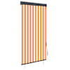 vidaXL v&auml;liruloo 100 x 250 cm, valge ja oranž