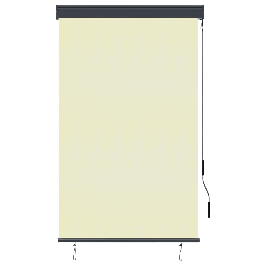 

vidaXL Rolgordijn voor buiten 100x250 cm crème