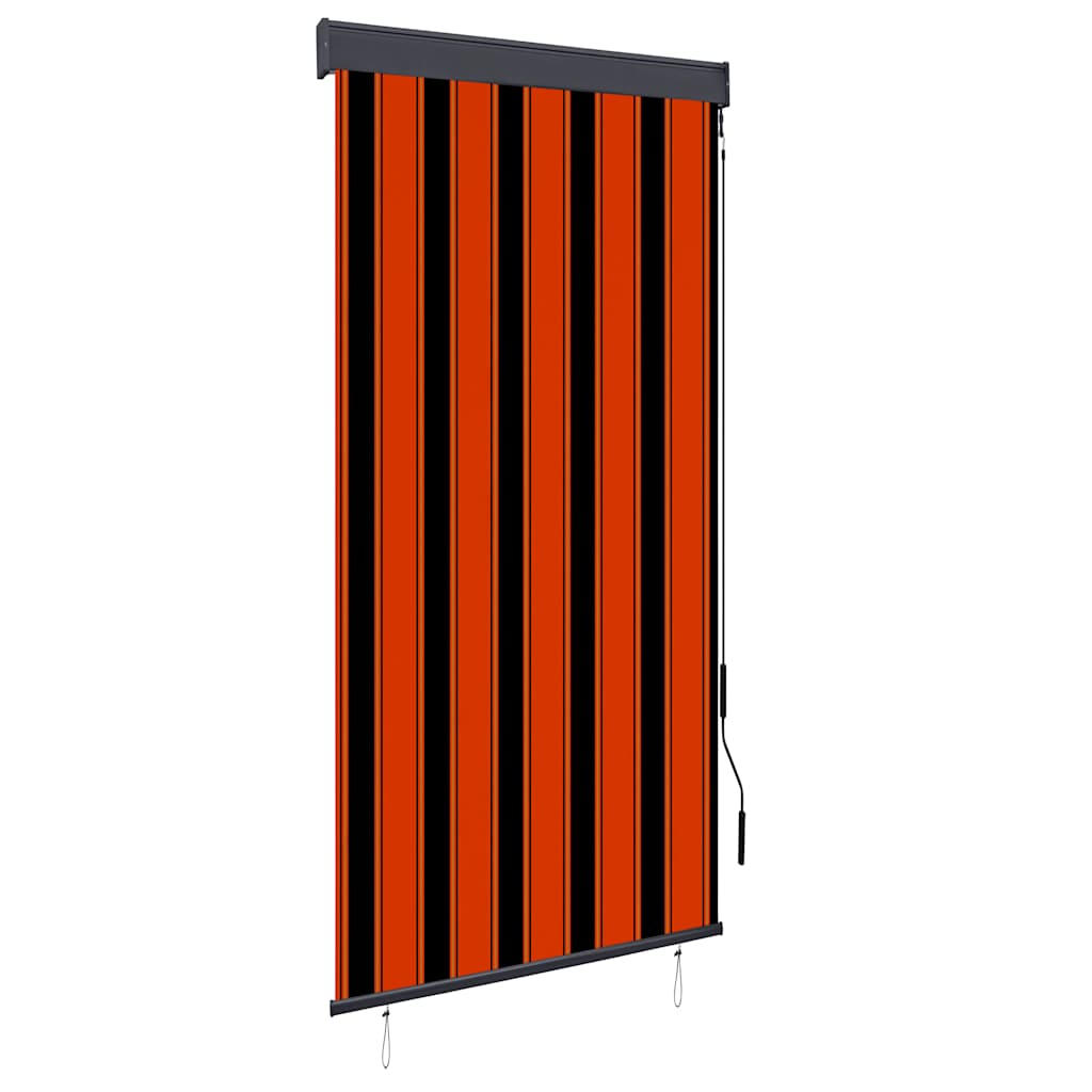 vidaXL Außenrollo 100 x 250 cm Orange und Braun