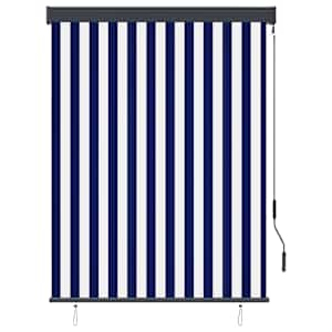 Venkovní roleta 120 x 250 cm modrobílá - obrázek 2