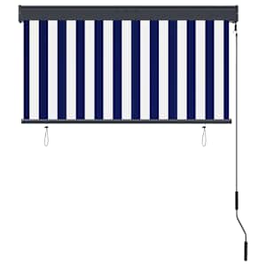 Venkovní roleta 120 x 250 cm modrobílá - obrázek 4