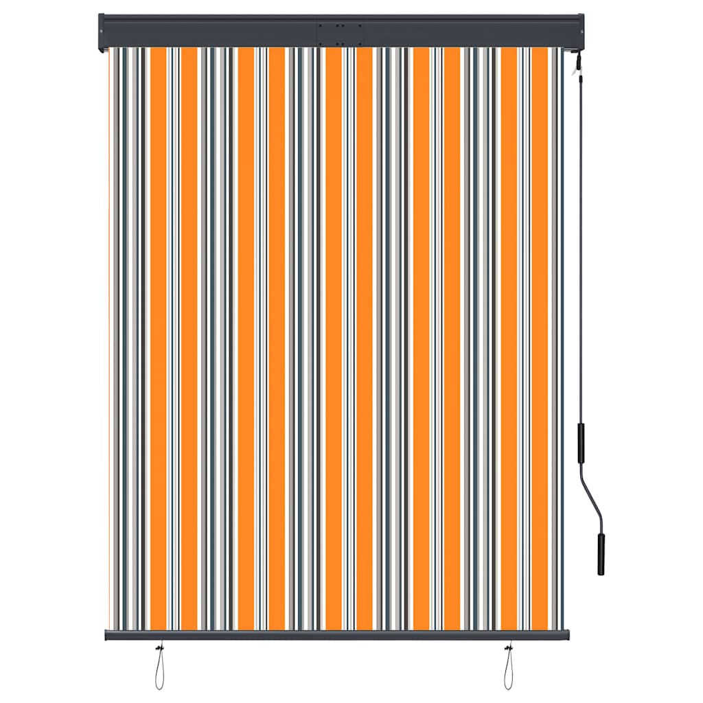 Thumbnail - vidaXL Außenrollo 120 x 250 cm Gelb und Blau