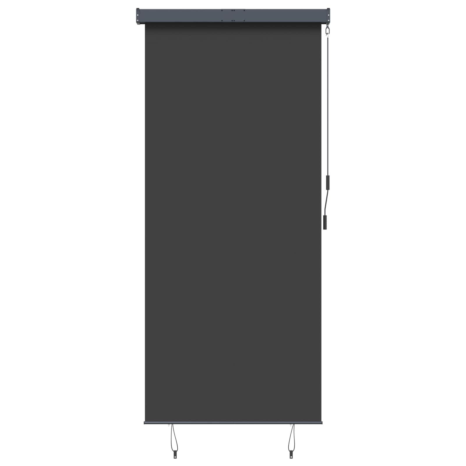 vidaXL Vonkajšia zatemňovacia roleta 120x250 cm antracitová
