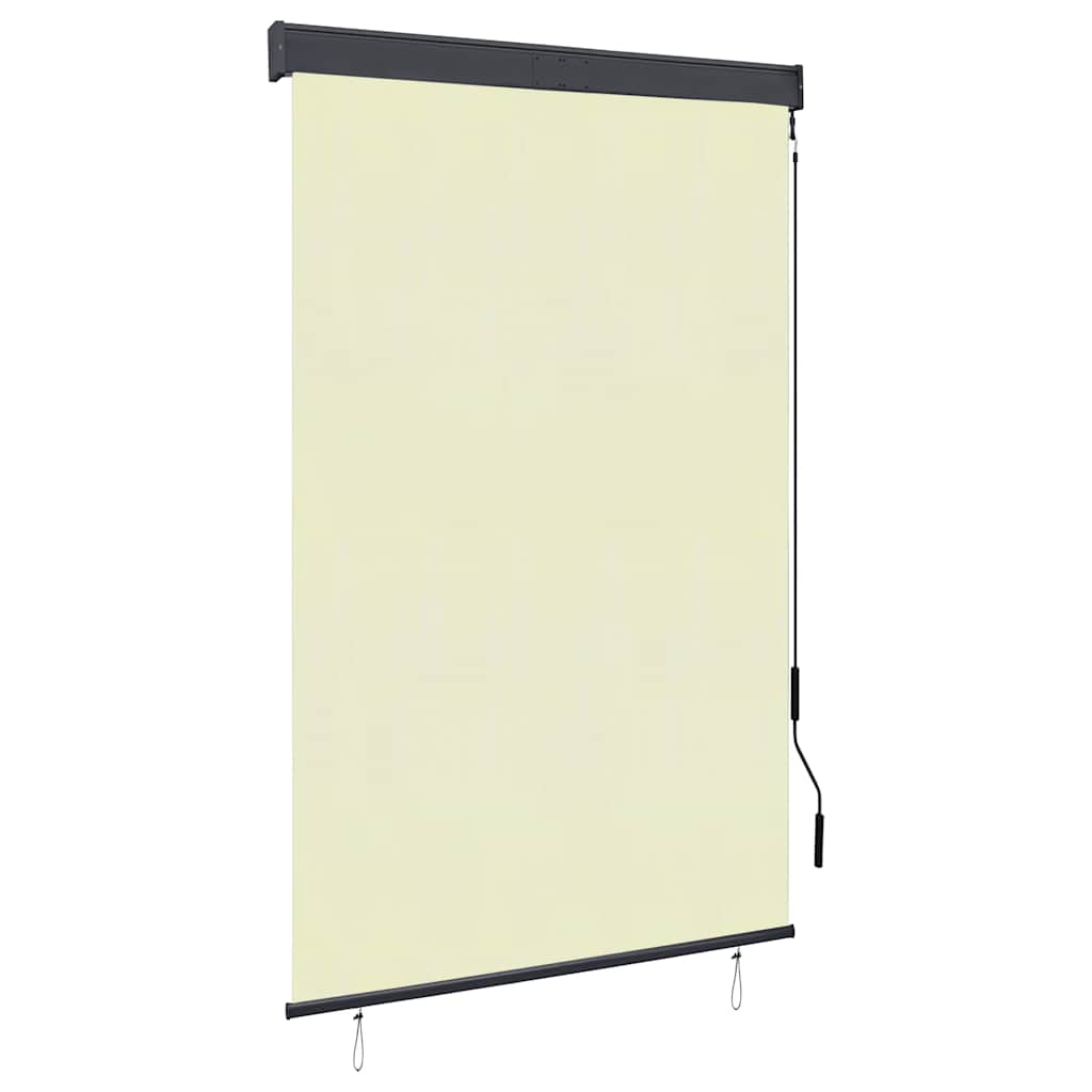 vidaXL Venkovní roleta 120 x 250 cm krémová