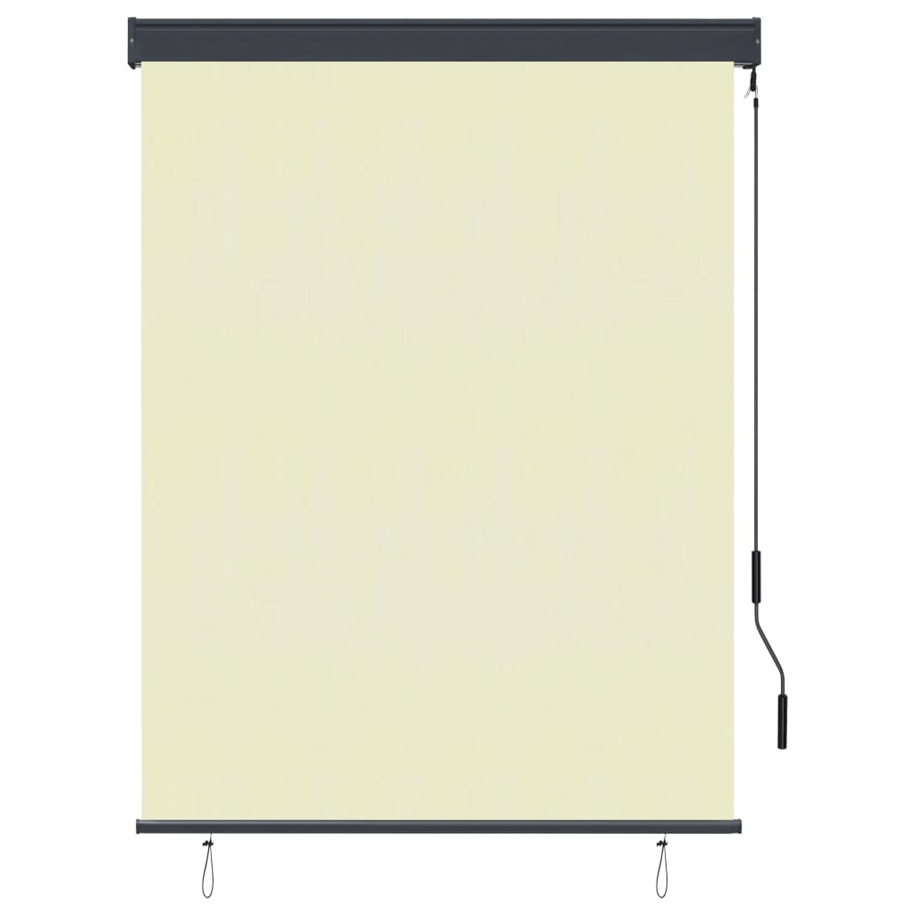 

vidaXL Rolgordijn voor buiten 120x250 cm crème