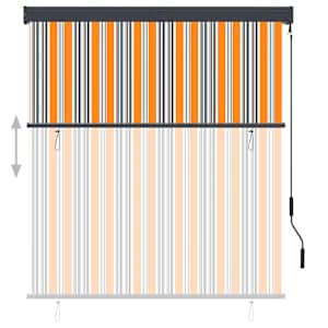 Venkovní roleta 140 x 250 cm žlutomodrá - obrázek 3