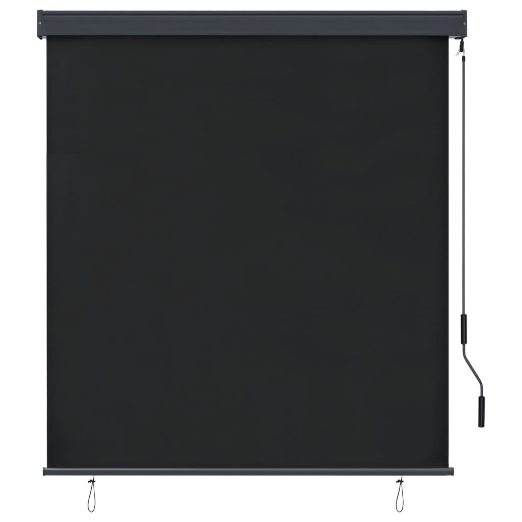 

vidaXL Rolgordijn voor buiten 140x250 cm antraciet