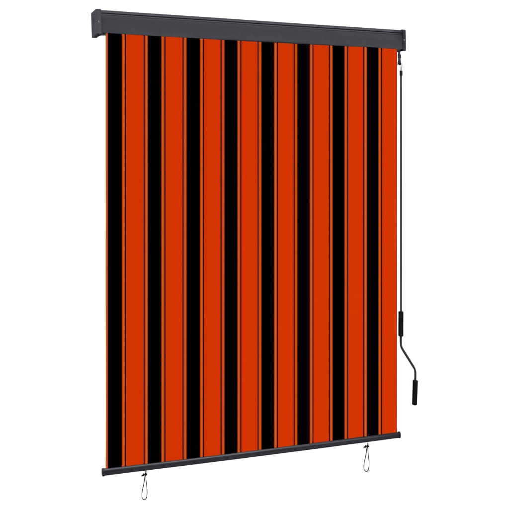 vidaXL Venkovní roleta 140 x 250 cm oranžovohnědá