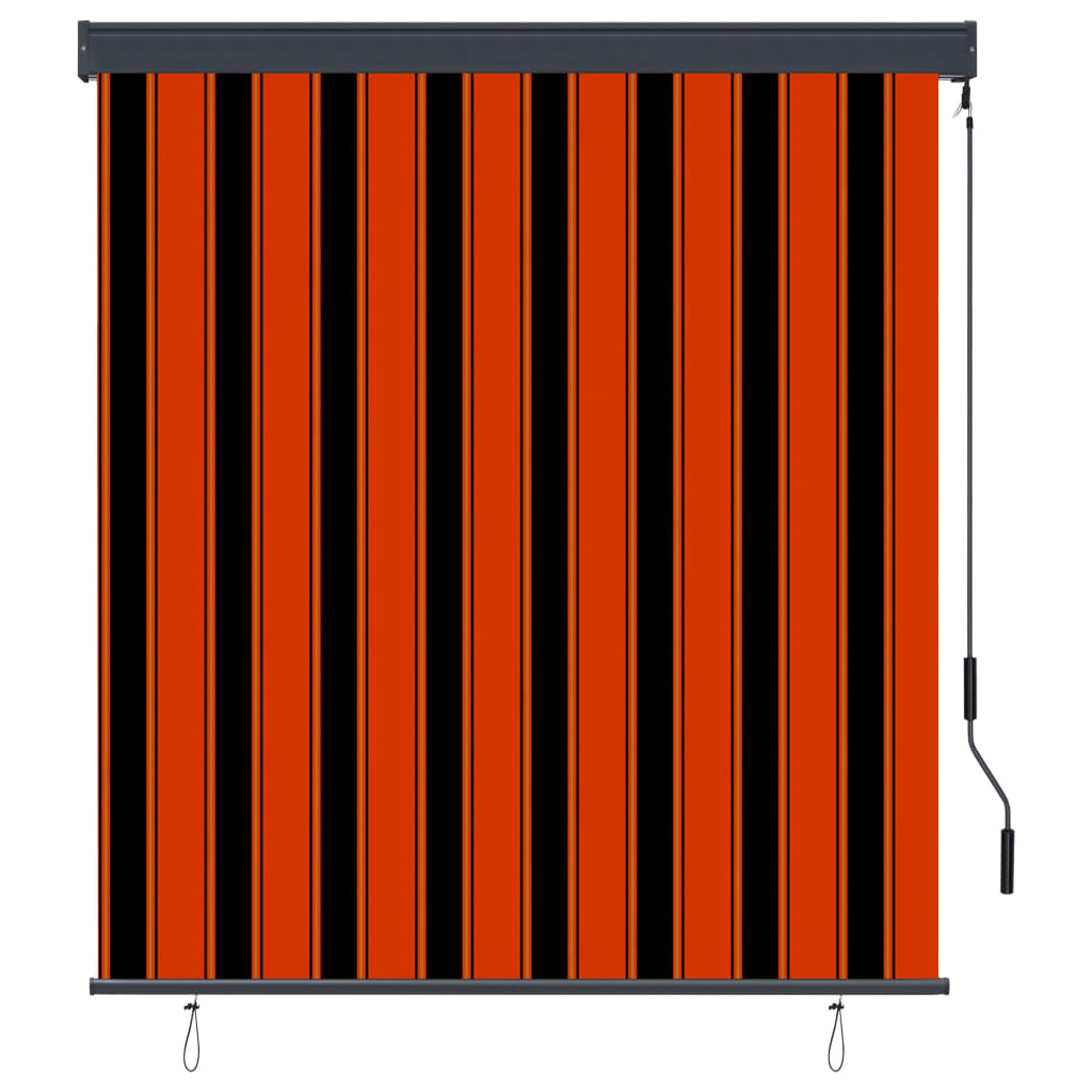 

vidaXL Rolgordijn voor buiten 140x250 cm oranje en bruin