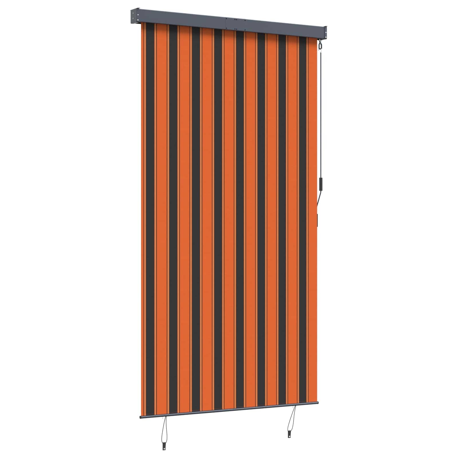 vidaXL Außenrollo 140x250 cm Orange und Braun – Bild 5