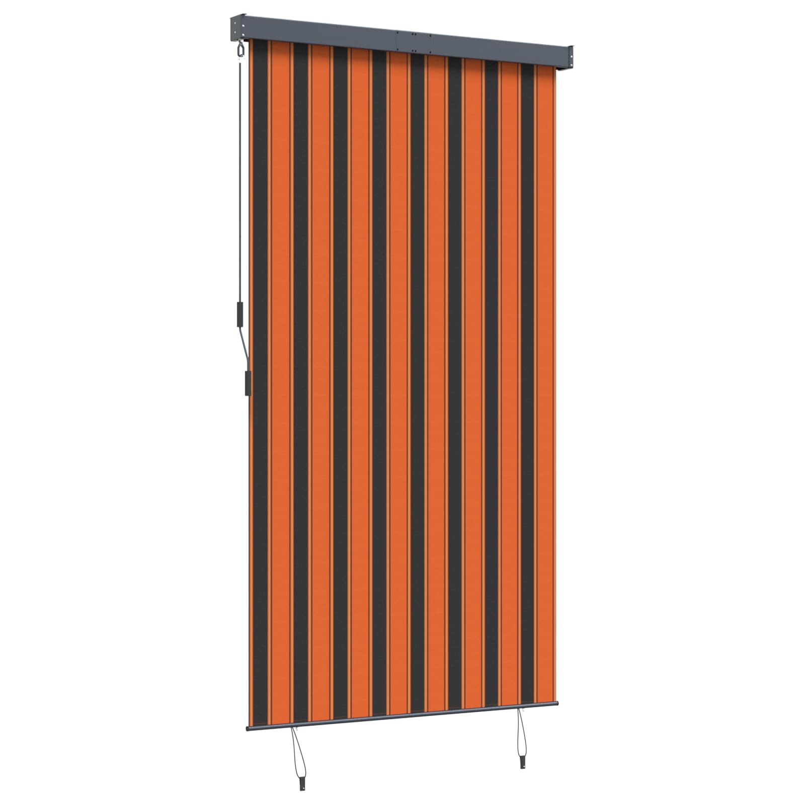 vidaXL Außenrollo 140x250 cm Orange und Braun – Bild 6