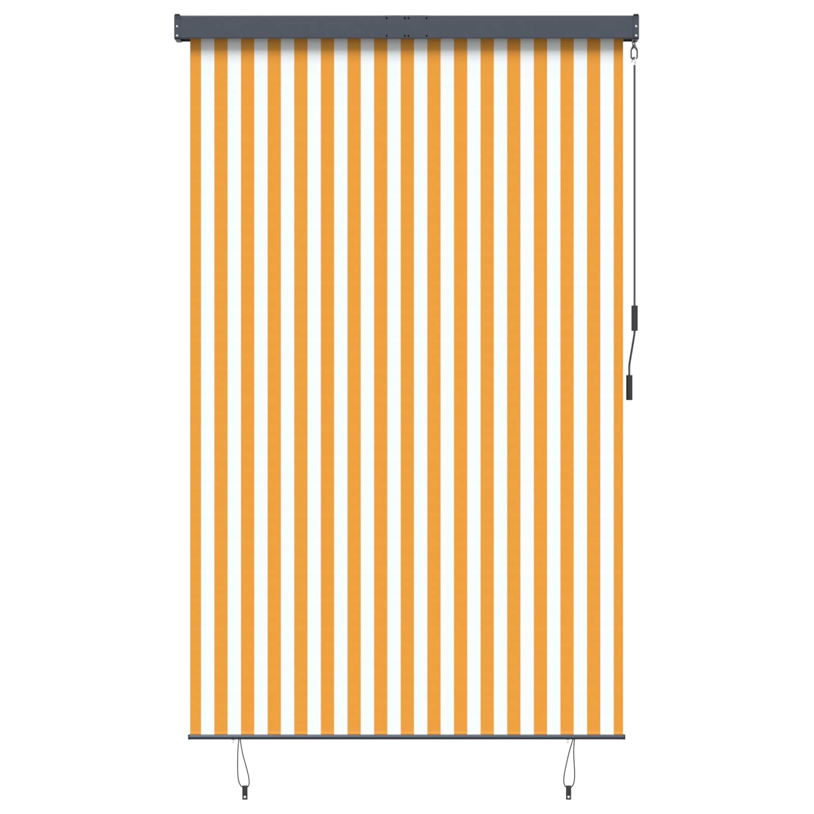 vidaXL Vonkajšia zatemňovacia roleta 160x250 cm biela a oranžová