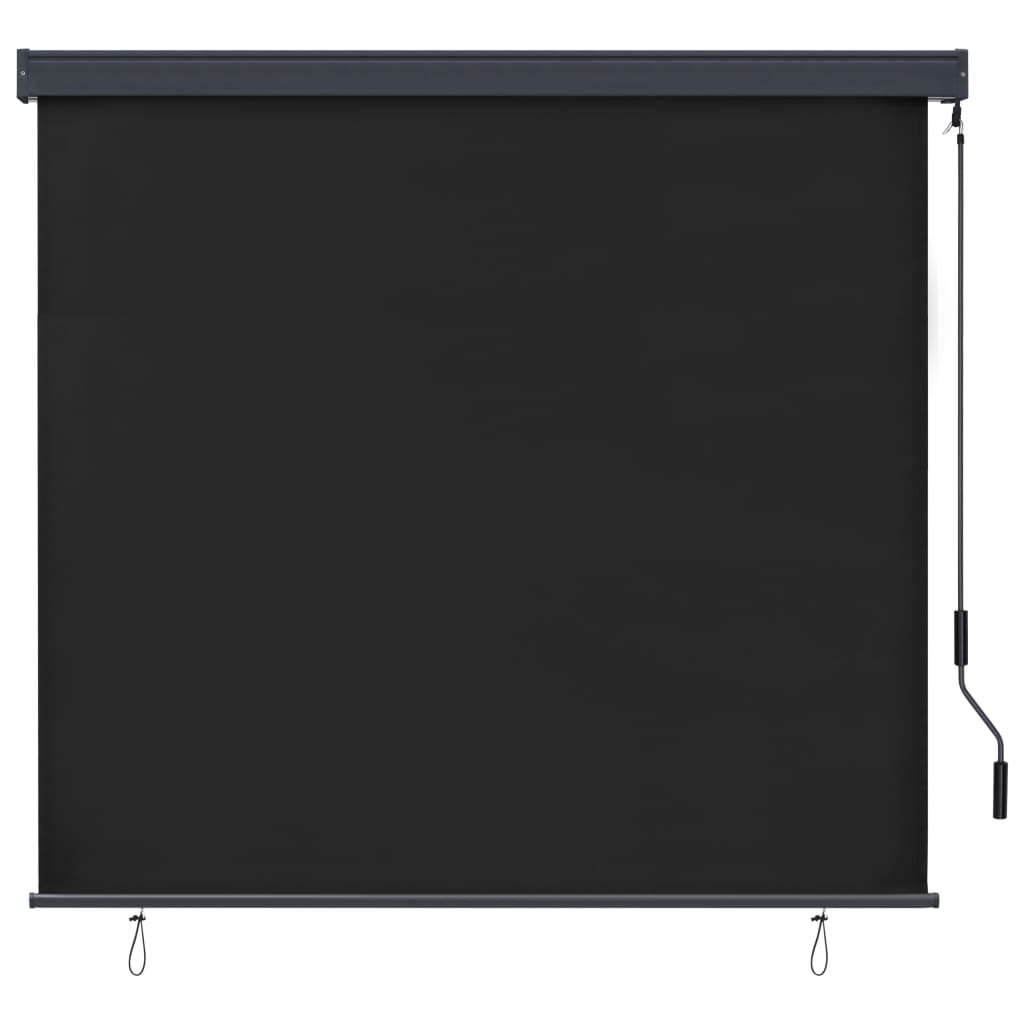 

vidaXL Rolgordijn voor buiten 160x250 cm antraciet